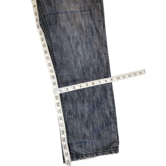 GS115 Jeans Men Sz 36 Blue Denim Straight Leg Everyday Workwear - Picture 4 of 7